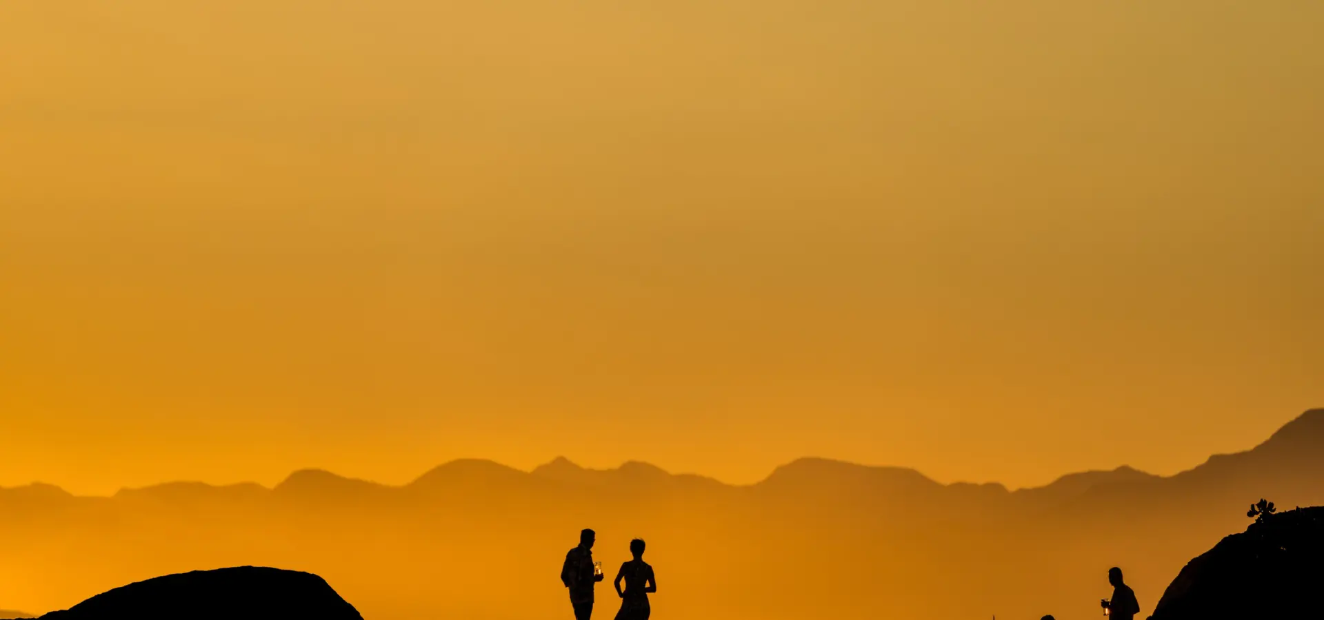 Puesta de sol en Damaraland
