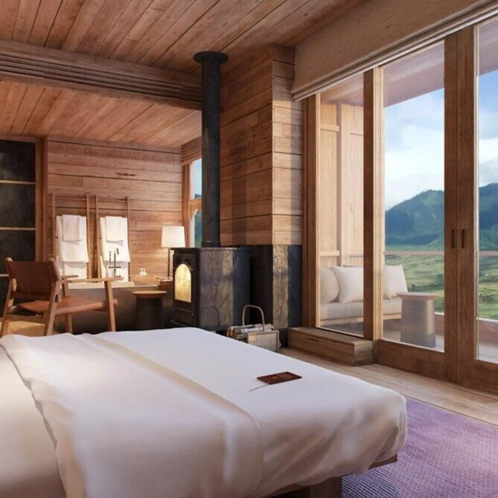 Bhután gangtey lodge suites
